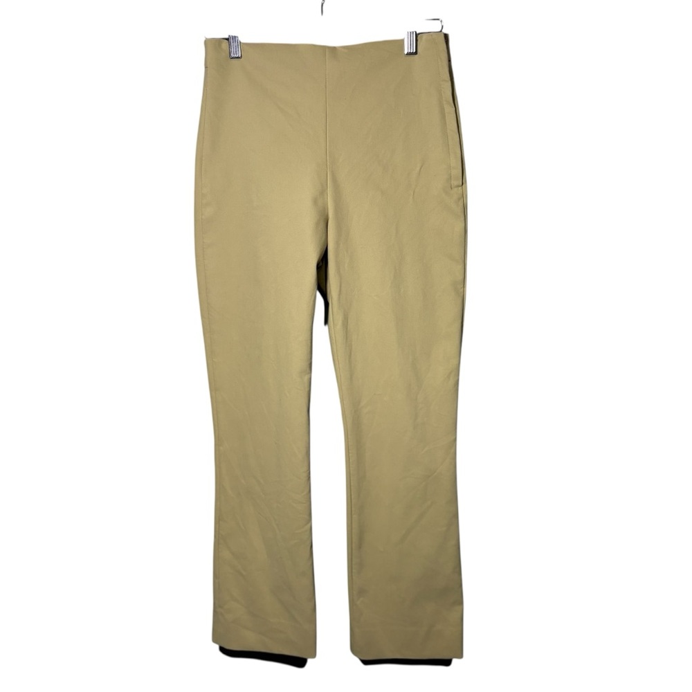 MM. LAFLEUR | Women’s Beige Tan Foster Cigarette Trouser Pants size 4 Side Zip